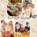 Floral Gold Stackable Bracelets Set - 3 Pieces