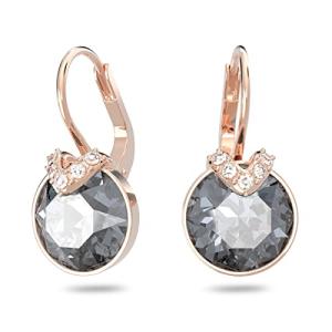 Swarovski Gray V-Shaped Crystal Pavé Earrings