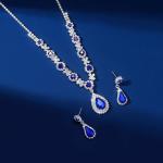 Luxury Choker Necklace and Earrings Set for Weddings