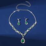 Luxury Choker Necklace and Earrings Set for Weddings
