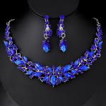 Elegant White Crystal Jewelry Set for Women