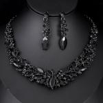 Elegant White Crystal Jewelry Set for Women