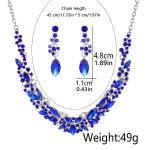 Elegant White Crystal Jewelry Set for Women