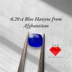 0.20ct Rare Blue Hauyne – Stunning Afghan Gem