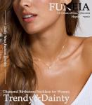 Gold Emerald Birthstone Necklace for Women