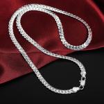 Silver Luxury Necklace Chain for Men and Women
