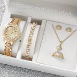 6-Piece Luxury Diamond Ladies Watch Set