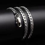 Silver Luxury Necklace Chain for Men and Women