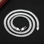 Silver Luxury Necklace Chain for Men and Women