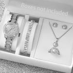 6-Piece Luxury Diamond Ladies Watch Set
