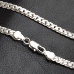 Silver Luxury Necklace Chain for Men and Women