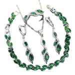 Elegant 18K Gold Plated Jewelry Set for Women