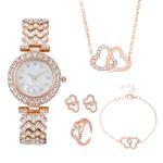 Elegant Women's Watch Set with Jewelry Pieces