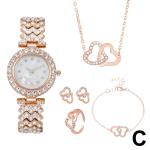 Elegant Women's Watch Set with Jewelry Pieces