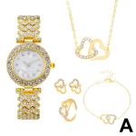 Elegant Women's Watch Set with Jewelry Pieces