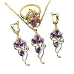 Elegant 18K Gold Plated Jewelry Set for Women