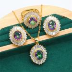 18K Gold Plated Luxury Jewelry Set for Women