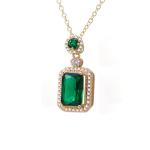 Emerald Green Luxury Jewelry Set for Women