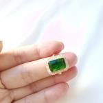 Emerald Green Luxury Jewelry Set for Women