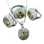 18K Gold Luxury Jewelry Set for Women