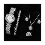 Luxury Women's Jewelry Set with Watch and Accessories