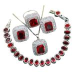 Elegant 18K Gold Plated Jewelry Set for Women