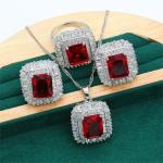 Elegant 18K Gold Plated Jewelry Set for Women