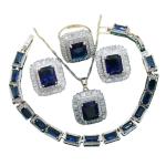 Elegant 18K Gold Plated Jewelry Set for Women