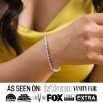 Kaylee 18k White Gold Plated Tennis Bracelet