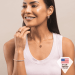 Kaylee 18k White Gold Plated Tennis Bracelet