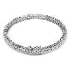 Kaylee 18k White Gold Plated Tennis Bracelet