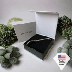 Kaylee 18k White Gold Plated Tennis Bracelet