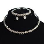 NUZYZ 4-Piece Luxury Rhinestone Jewelry Set