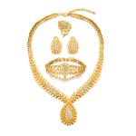 24K Gold Plated Diamond Jewelry Set for Women