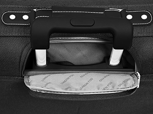 LONDON FOG 44-Inch Black Wheeled Garment Bag