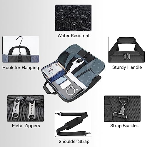 Large Travel Garment Bag with Shoulder Strap