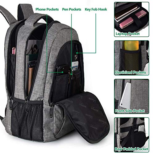 MATEIN Slim Anti-Theft Laptop Backpack with USB Port