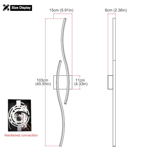 Minimalist LED Wall Sconce Set with Remote