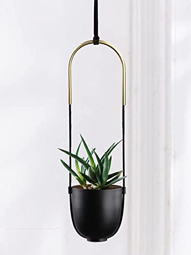 Adjustable Hanging Metal Planter for Indoor and Outdoor