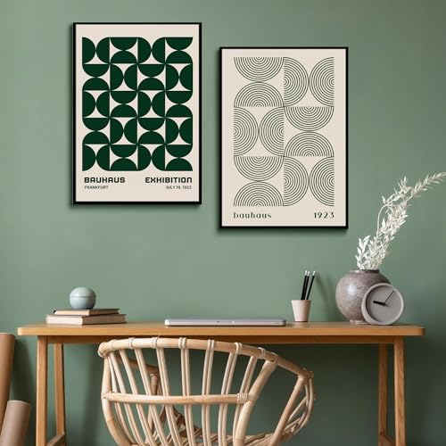 Bauhaus Mid Century Minimalist Wall Art Print