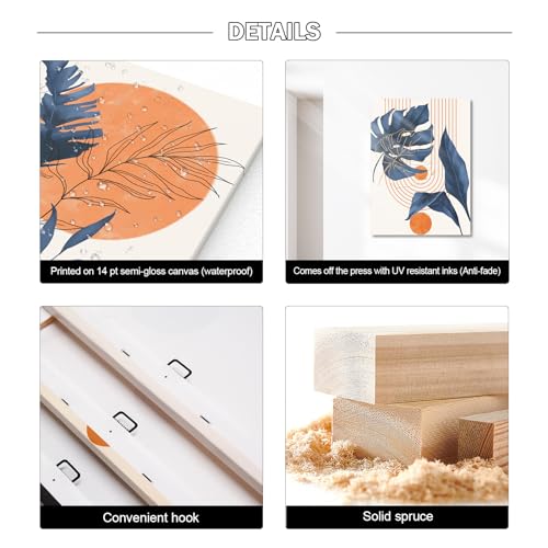 Geometric Boho Wall Art Set of 3