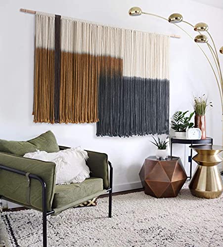 Large Dip Dye Macrame Wall Hanging Tapestry