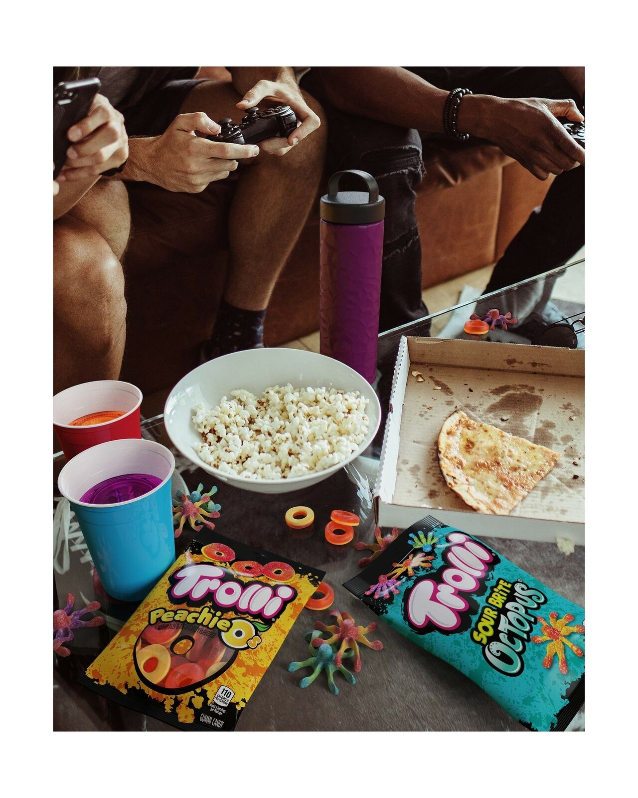 Trolli Peach Flavored Peachie O's 4lb Bulk Bag