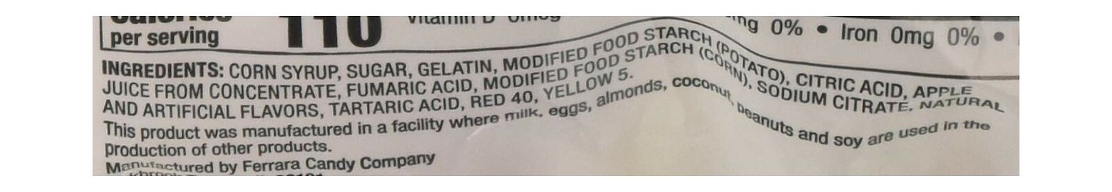 Trolli Peach Flavored Peachie O's 4lb Bulk Bag