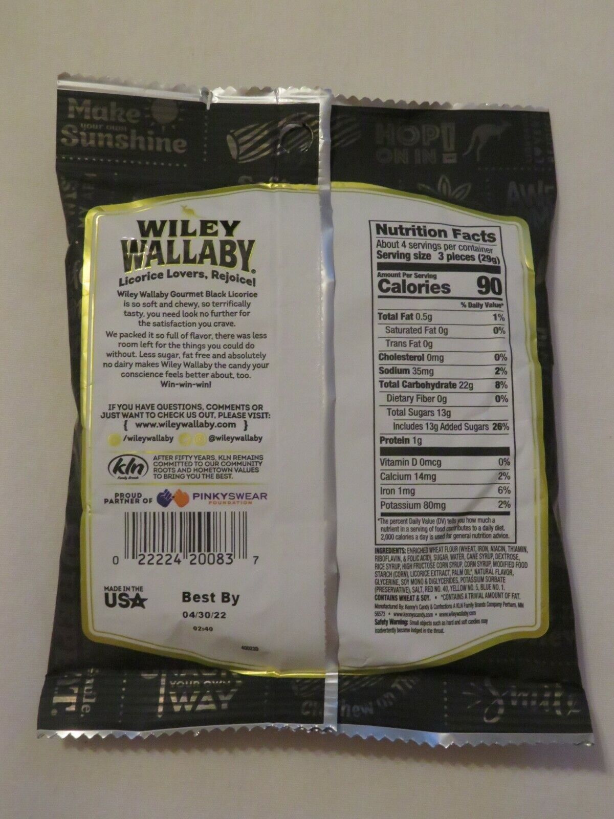 Australian Style Black Licorice - 3 pack