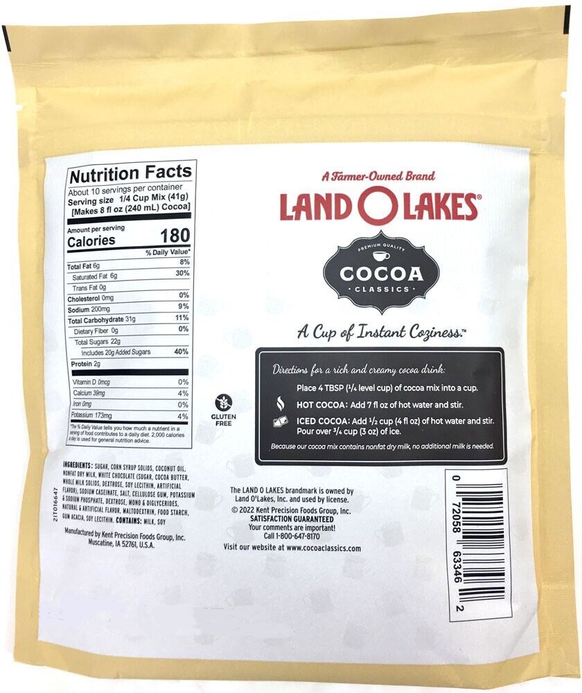 Arctic White Cocoa Mix Pouch - 14.8 Ounce