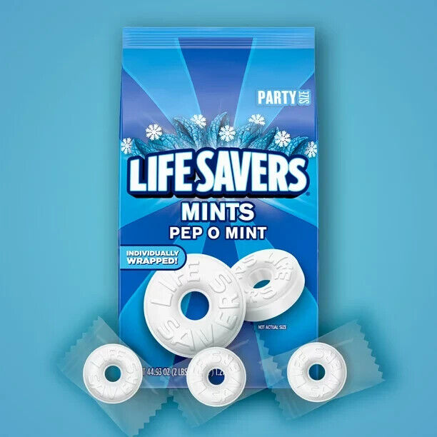 LIFE SAVERS Pep-O-Mint Hard Candy - Party Size