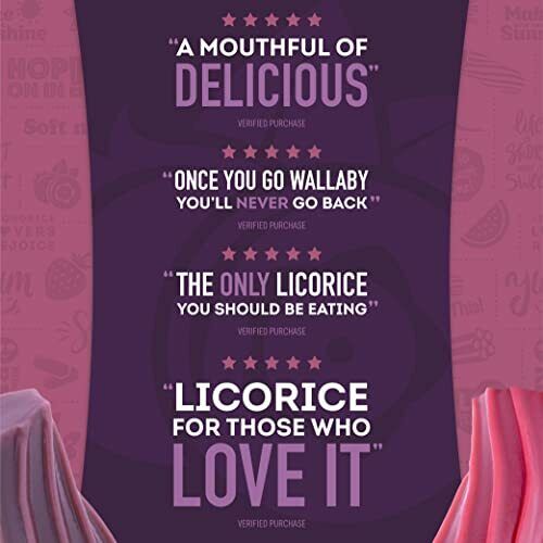 Wiley Wallaby Blasted Berry Soft Licorice Twists