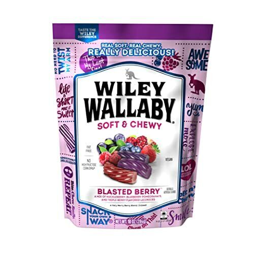 Wiley Wallaby Blasted Berry Soft Licorice Twists