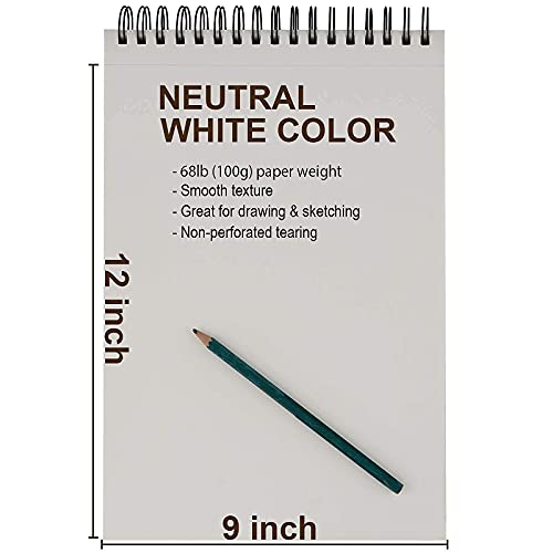 Top Spiral Bound Sketch Pad - 100 Sheets